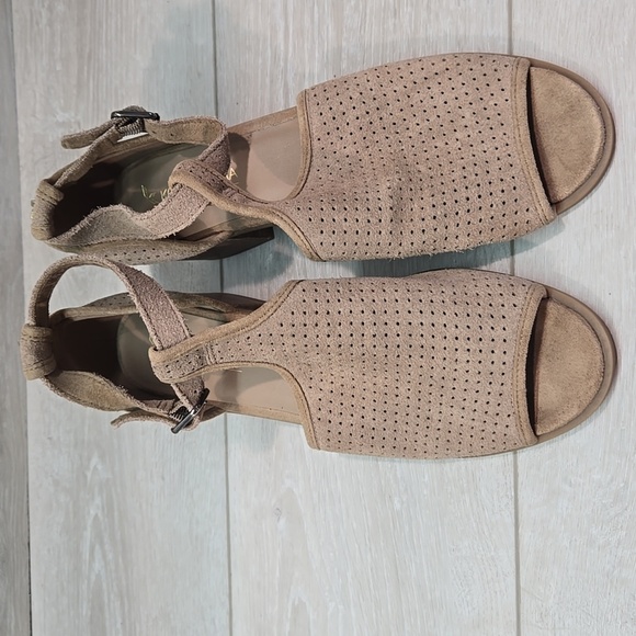 Koolaburra by Ugg Australia Women Ashlyn Leather Open Toe Heels Sandals shoes 9 - Picture 4 of 12
